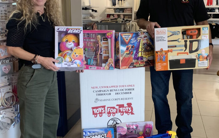 Marine Corps Toys for Tots donation